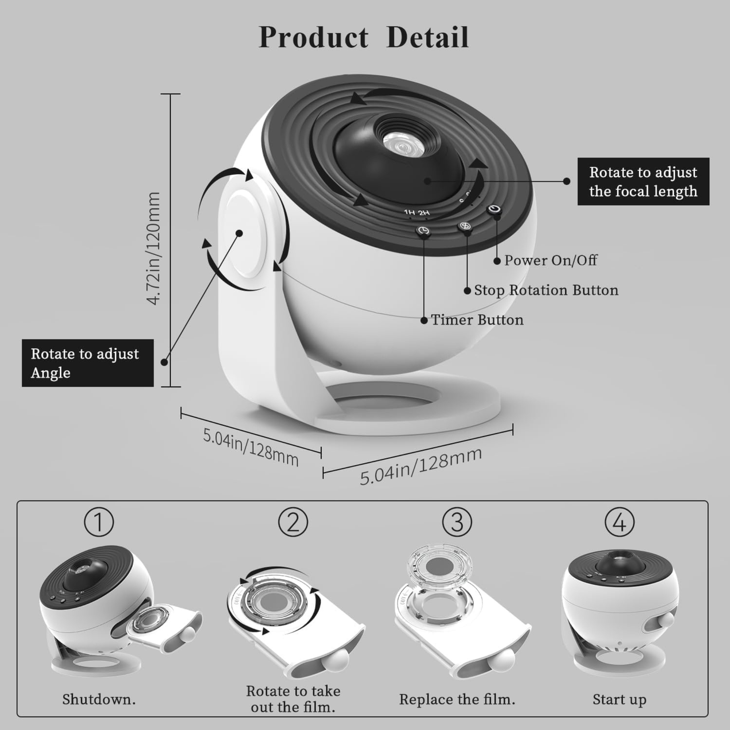 Relaxing Galaxy Projector